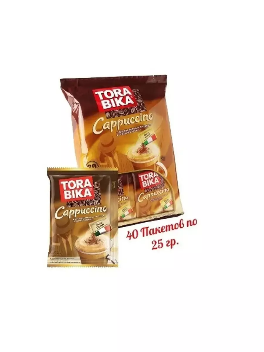 Кофе растворимый капучино ToraBika 3 в 1, 2 уп. х 20 шт