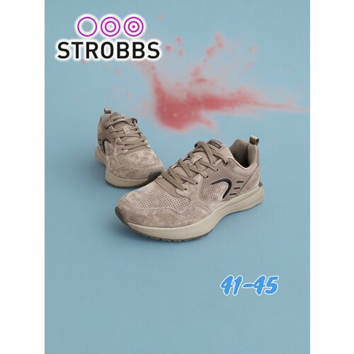 Кроссовки STROBBS, полнота R, размер 45, бежевый