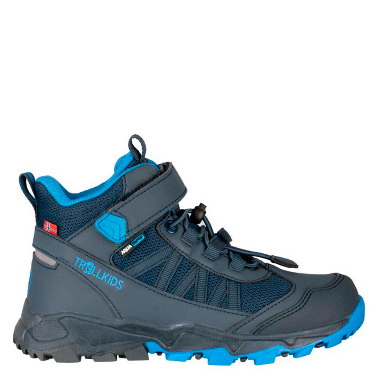 фото Ботинки детские Trollkids Kids Tronfjell Hiker Mid Navy/Medium Blue (EU:33)