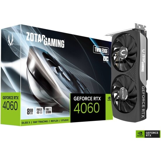 Видеокарта Zotac GeForce RTX 4060 TWIN EDGE OC 8G