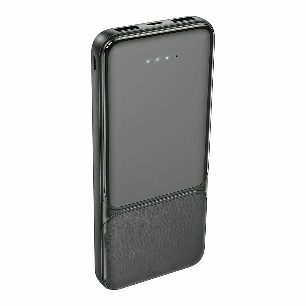 Внешний АКБ BOROFONE BJ33 Сreed 10000 mAh, 2xUSB, 1xUSB-C, 2А, Li-Pol (черный)