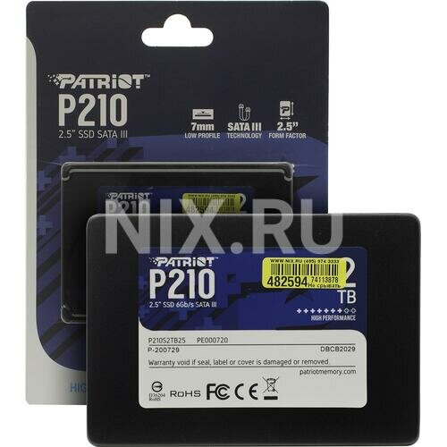 SSD Patriot P210 P210S2TB25