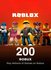 Пополнение счета Roblox на 200 Robux / Код активации Робуксы / По...