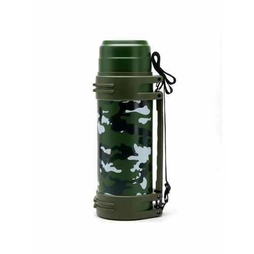 Термос 2 л Тропа Камуфляж сохраняет тепло 24 ч 2370₽