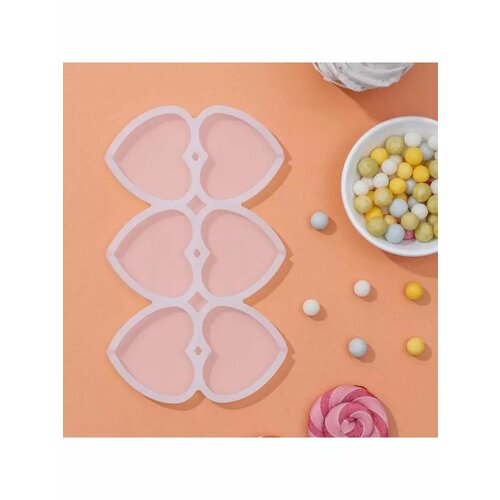 Форма для леденцов 6 ячеек 16х10х07 см Влюбленность 572₽