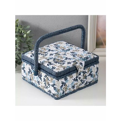 Шкатулка для рукоделия Лиственные веточки 2307₽