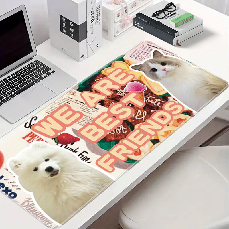 Коврики Для Мыши Xiaomi Коврик для мыши Liangcaida C12-Meimei Xiaomi, натуральный каучук, нескользящий, 900x400 мм