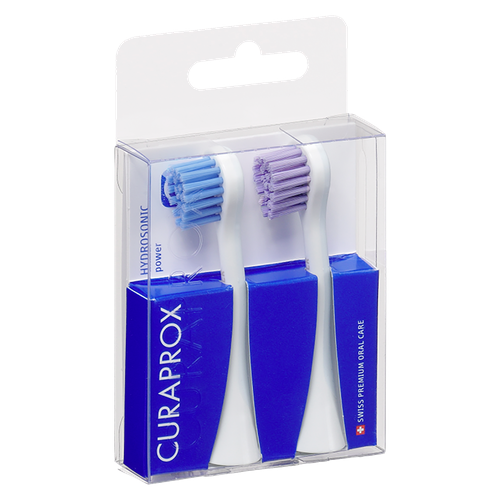 фото Набор насадок chs pro power для звуковой зубной щетки hydrosonic pro, curaprox