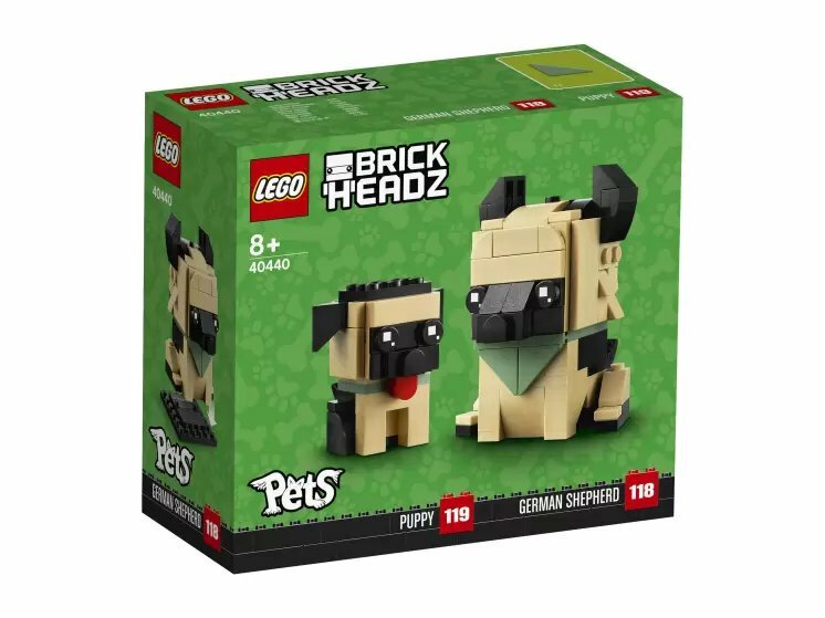 Конструктор LEGO BrickHeadz 40440 Немецкая овчарка