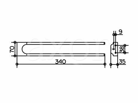 Картинки Полотенцедержатель Keuco Collection Moll 12719