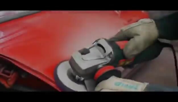 Круг коралловый шлифовальный 75х8х10мм на мини УШМ, 1шт, диск зачистной фибровый, для удаления краски, ржавчины — фото 1