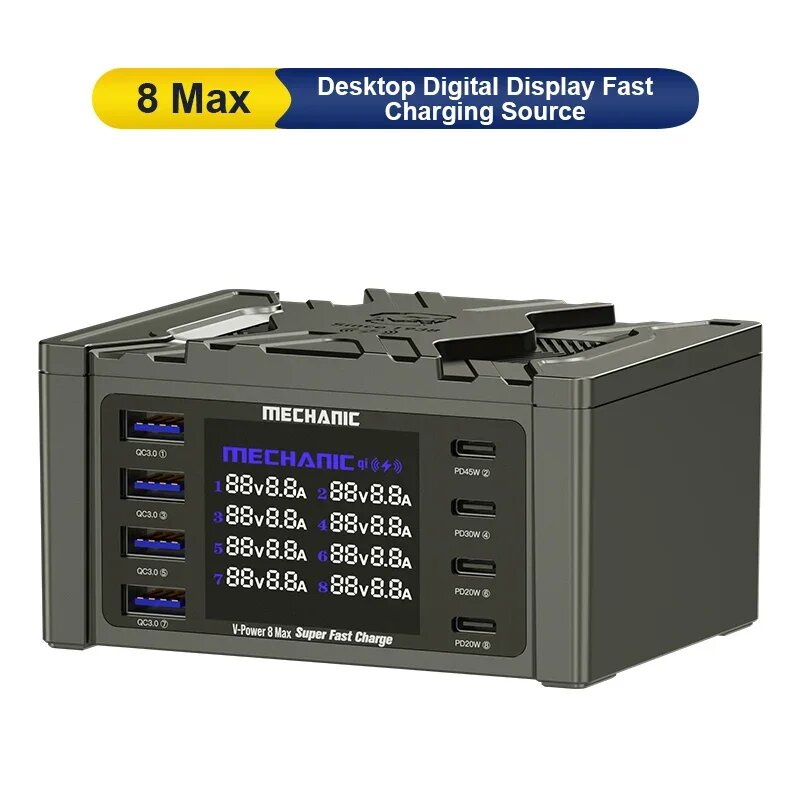 MECHANIC V Power 8 Ultra 8 Max Беспроводное зарядное устройство 220V  8Max