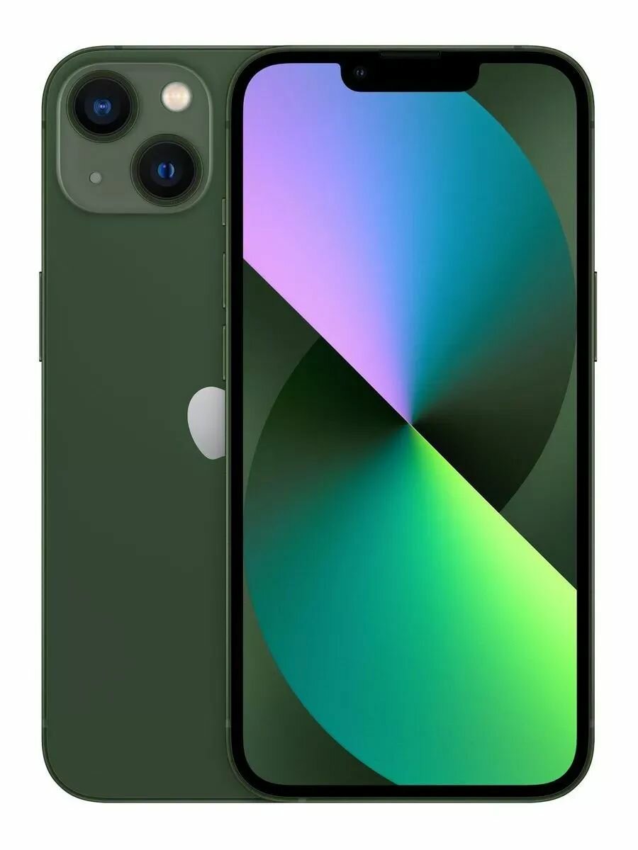Смартфон Apple iPhone 13, 128 ГБ, 6.1", 60 Гц, nano SIM + eSIM, зеленый