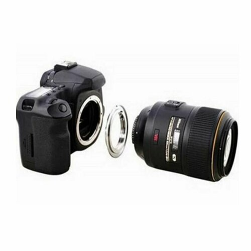 Адаптер - кольцо для камеры Canon EF (Тушка) и объектива Nikon F с AF (с чипом)