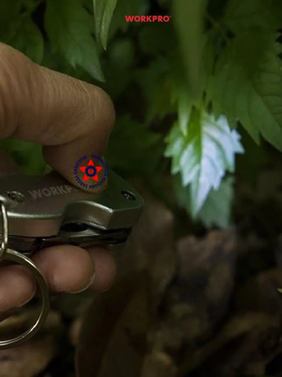 Многоцелевой брелок-мультитул 7-в-1 WP382004, WORKPRO #WP382004 — фото 1