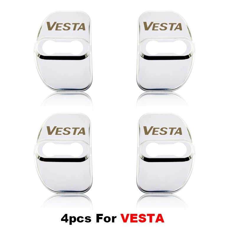 4 шт, автомобильные наклейки на дверной замок vesta xray, 4pcs VESTA