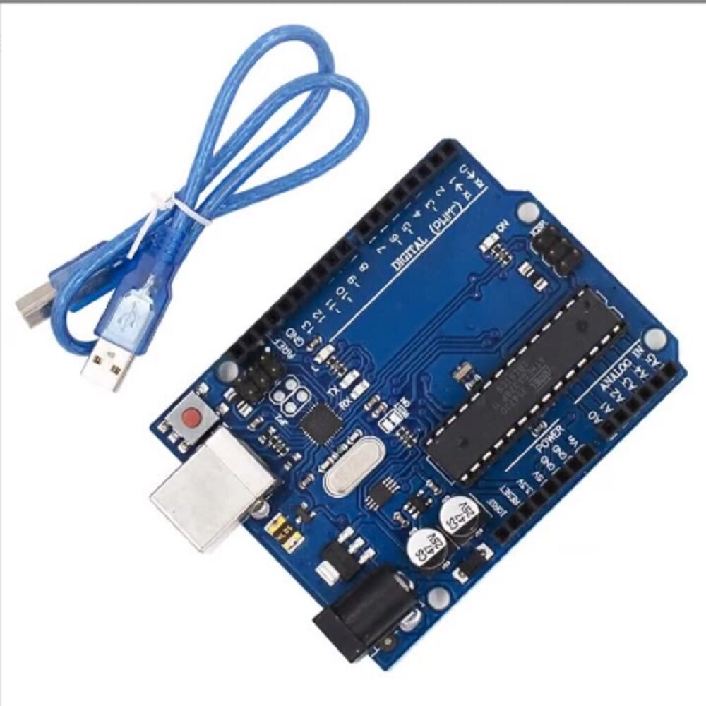 Разработческая плата atmega328p atmega16u2 с usb-кабелем для arduino uno r3