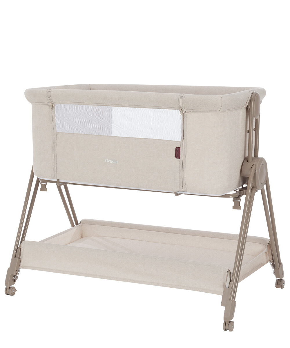 Колыбель - приставная кроватка Carrello Gracia CRL-16502 Linen Beige