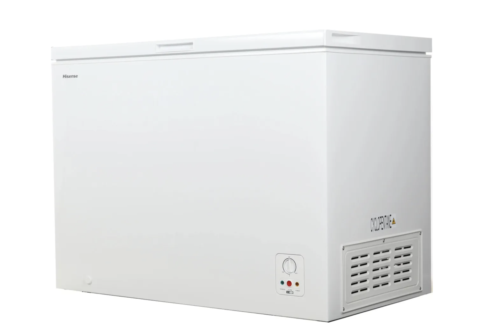 Морозильный ларь Hisense FC386D4AW1, белый, 297л, 1 дверь, электромеханический, A-класс — фото 1