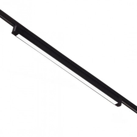 Трековый светодиодный светильник LINER, 40W, 4000K, Черный корпус, 863х33х34mm
