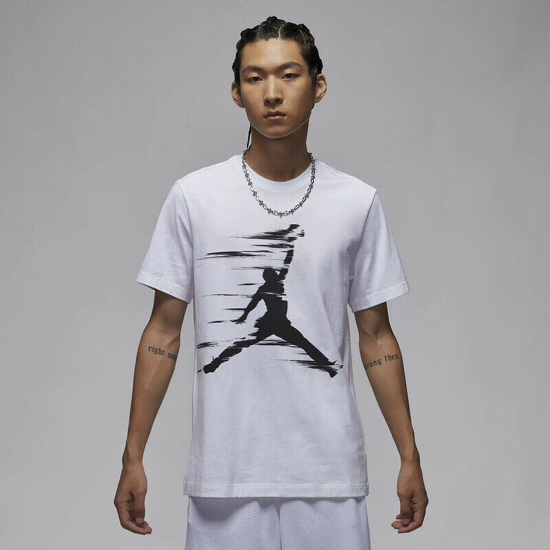 Футболка спортивная Jordan AS M J MVP JM SS CREW, размер L, white