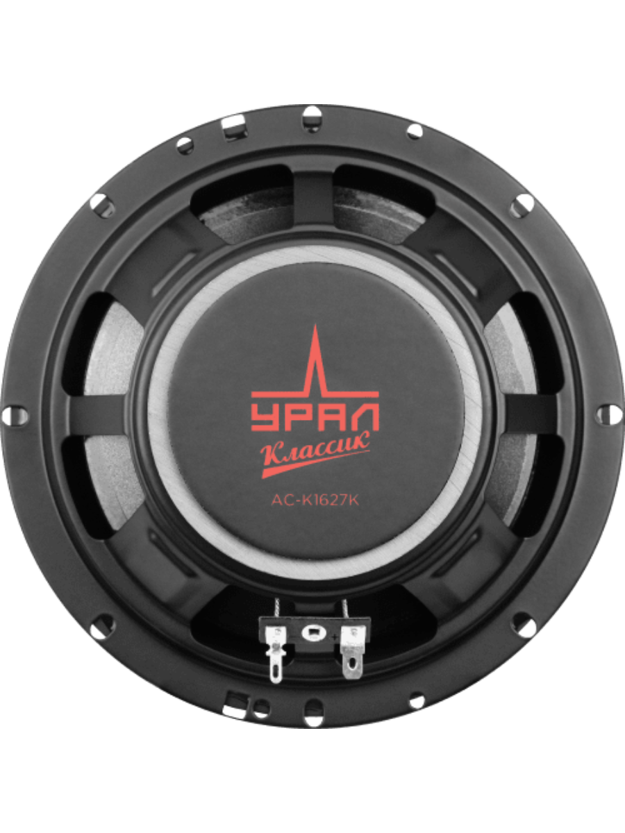 Автоакустика Ural АС-К1627К, компонентная, 2 полосы, 16.5 см, 60-140Вт, 92дБ, черная — фото 1