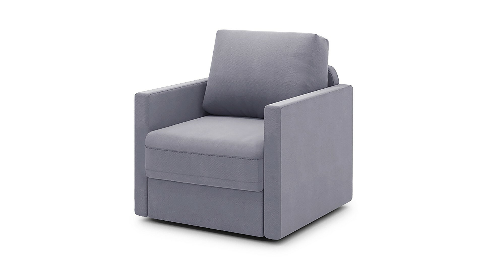 Кресло Стелф (малое) Strong Plus 04 NEW 78x87x86 см фиолетовый Рогожка нераскладной GOODFORM