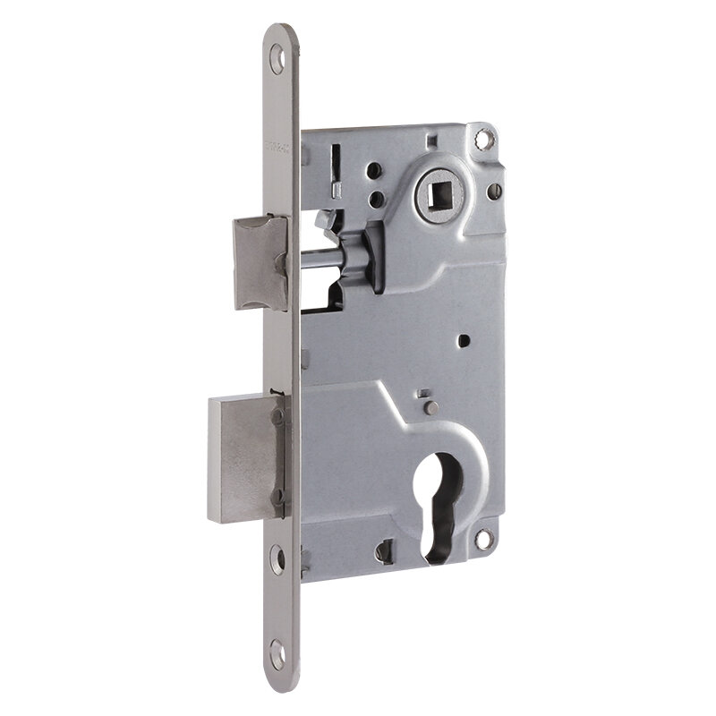 Корпус замка 25-85 мм под цилиндр матовый никель Нора-М 18346