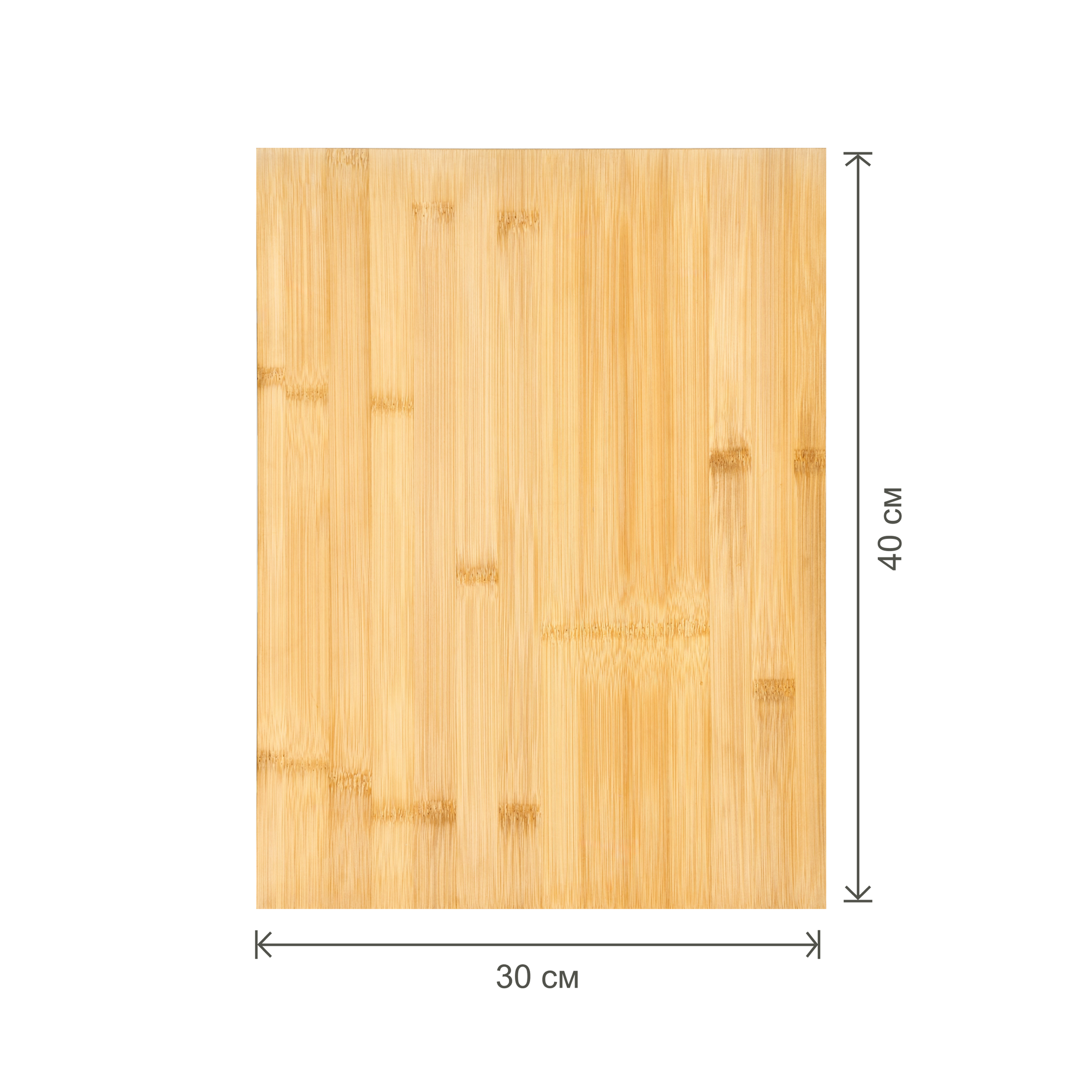 Изображение Деревянная разделочная доска-столешница Pragma Litop, бамбук