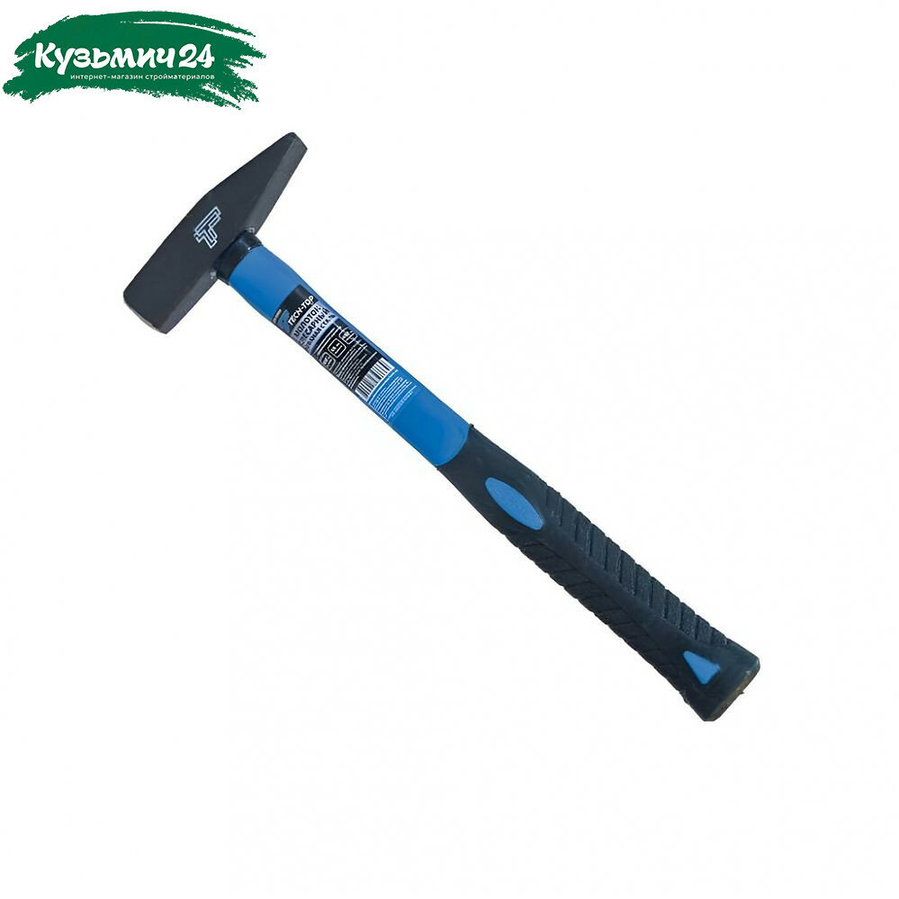 Молоток Tech-Top 120-0100 с квадратным бойком и обрезиненной ручкой 100 г