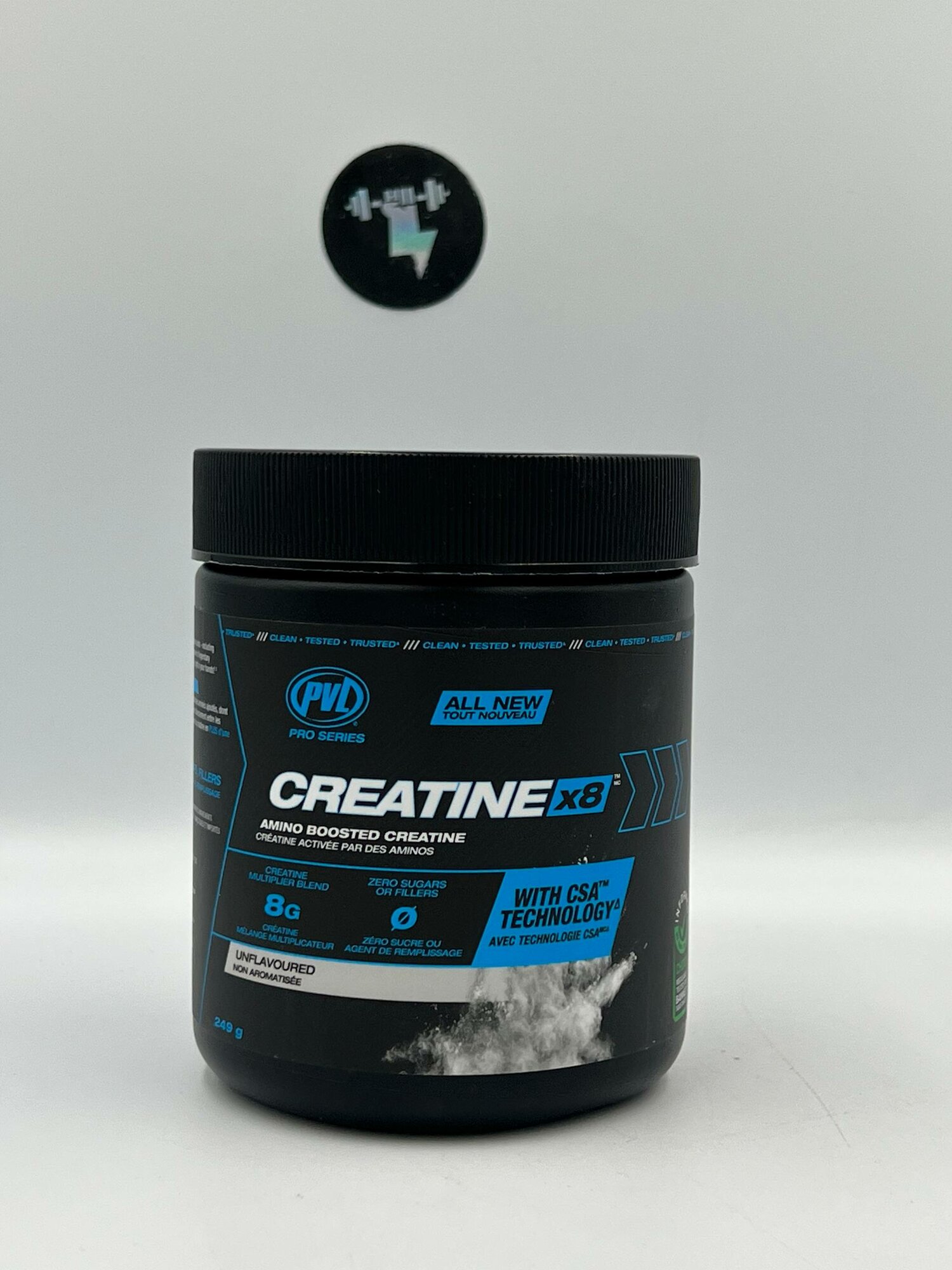 PVL Creatine x8 249g креатин для спорта и тренировок и мышц и роста