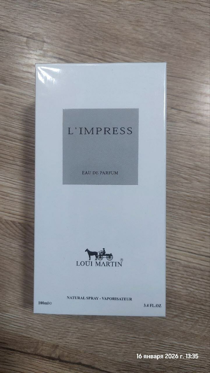 L'Impress Loui Martin EDP – парфюмированная вода для женщин, желтый запах, 100 ml