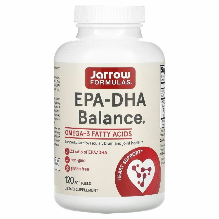 Капсулы Jarrow Formulas EPA-DHA Balance, 212 г, 120 шт.