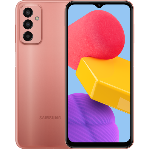 Смартфон Samsung Galaxy M13 4/64 ГБ, Dual nano SIM, оранжевая медь смартфон samsung galaxy a03 4 64 гб dual nano sim синий