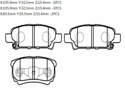 Колодки тормозные дисковые hsb hong sung brake HP8302