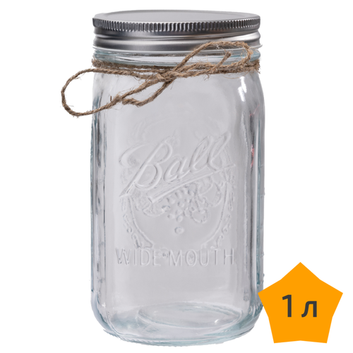 Банка стеклянная с крышкой 1 л Nordic Tales Ball NTB_3_1000