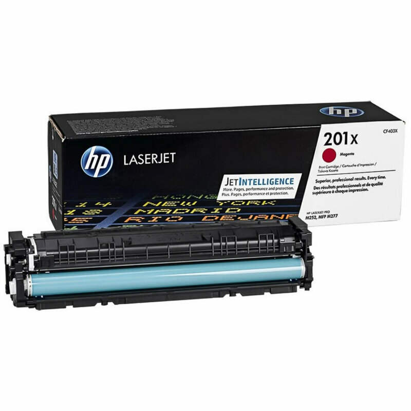 Картридж лазерный HP 201X CF403X пурп. для CLJ Pro M252/M277, 621290