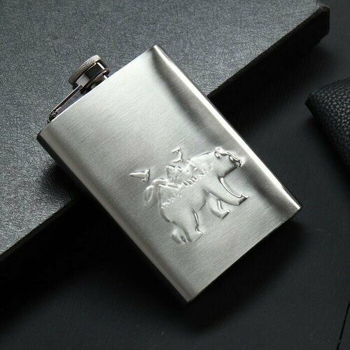 Фляжка Настоящий мужична 240 мл для дома 957₽