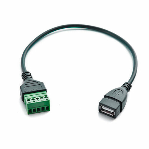 Сетевой кабель – адаптер Разъем USB-ANYTYPE-C м USB2.0 гибкий клемник