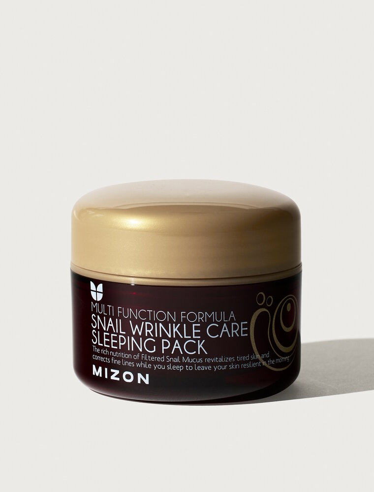 Mizon Маска для лица Snail Wrinkle Care Sleeping Pack с муцином улитки, 80 мл.