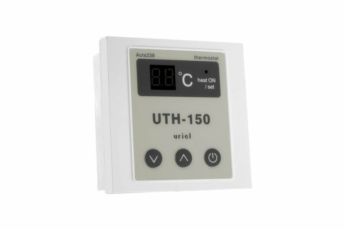 Терморегулятор URIEL UTH-150 (накладной) белый