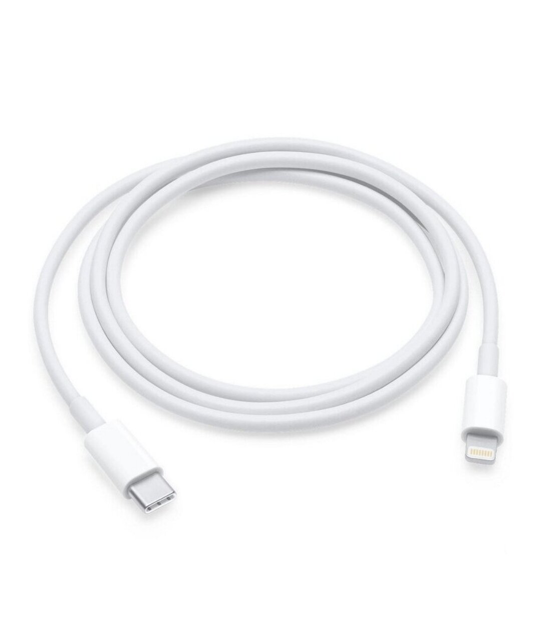 Кабель USB Type-C - Lightning, 1 м, 1 шт, белый