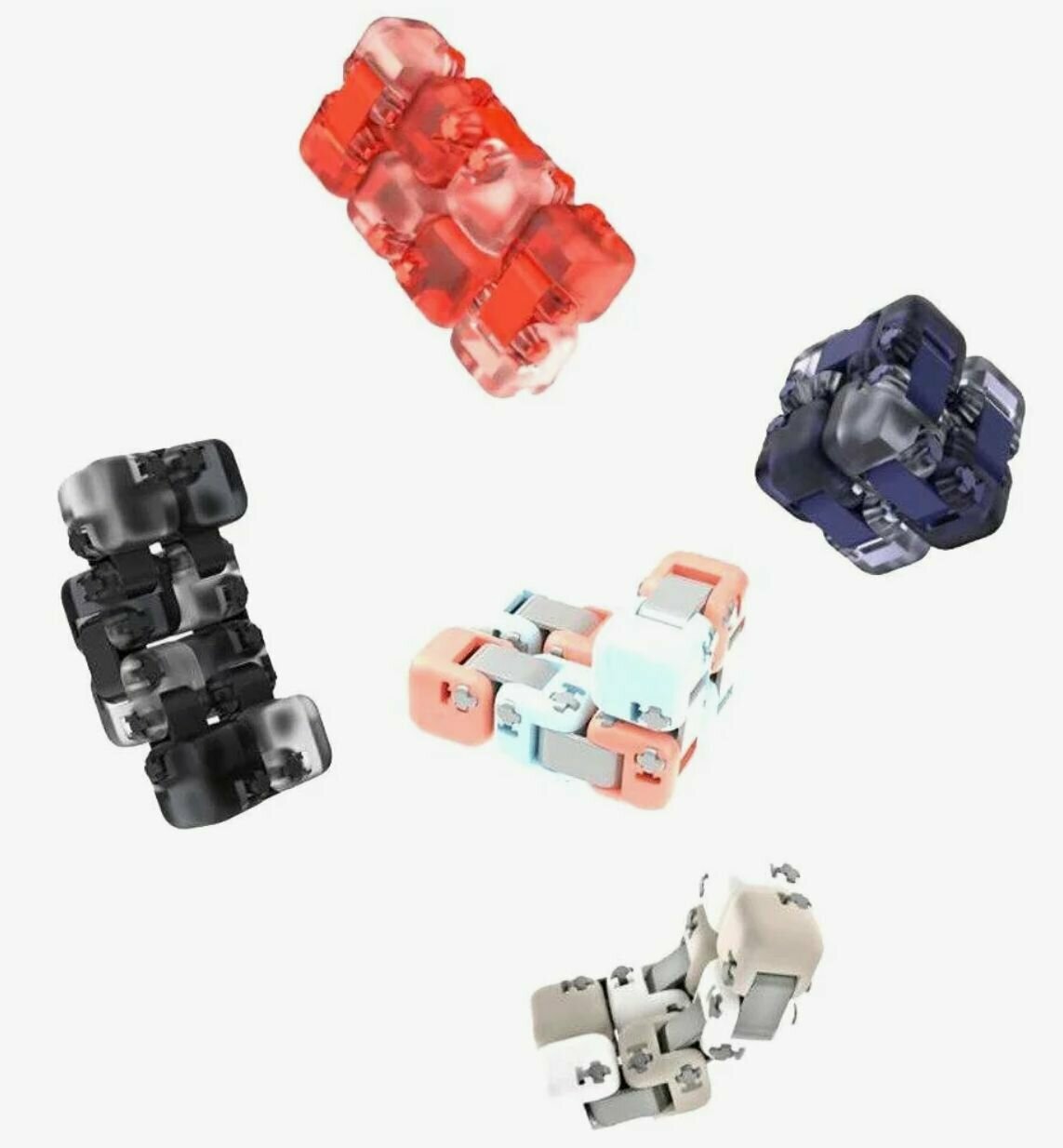 Картинки Кубик-конструктор XIAOMI MiTu Colorful Fingertip Block (ZJMH02IQI), Кубик-конструктор XIAOMI MiTu Colorful Fingertip Block (ZJMH02IQI), тёмно-красный