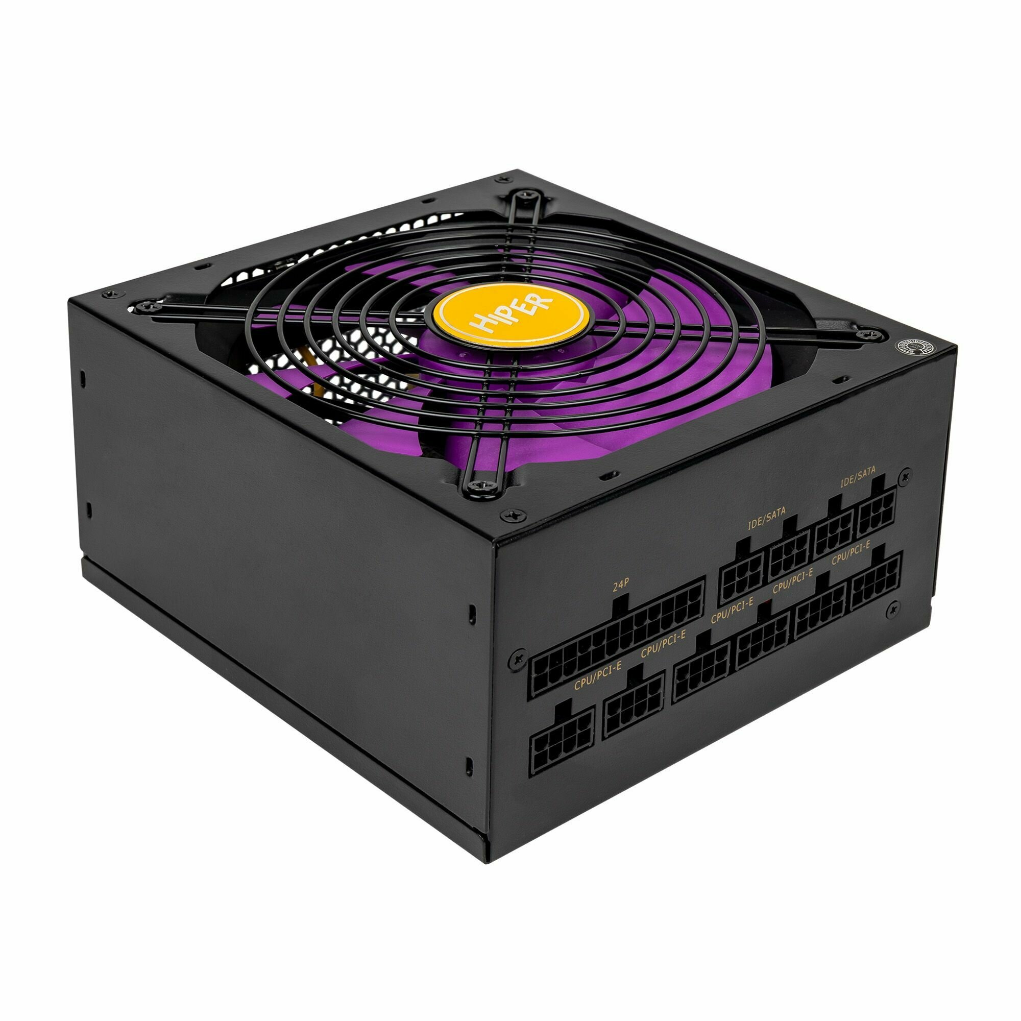 Блок питания ATX HIPER 1100W, 80+Gold, APFC, 140mm fan, full modular - фото №5