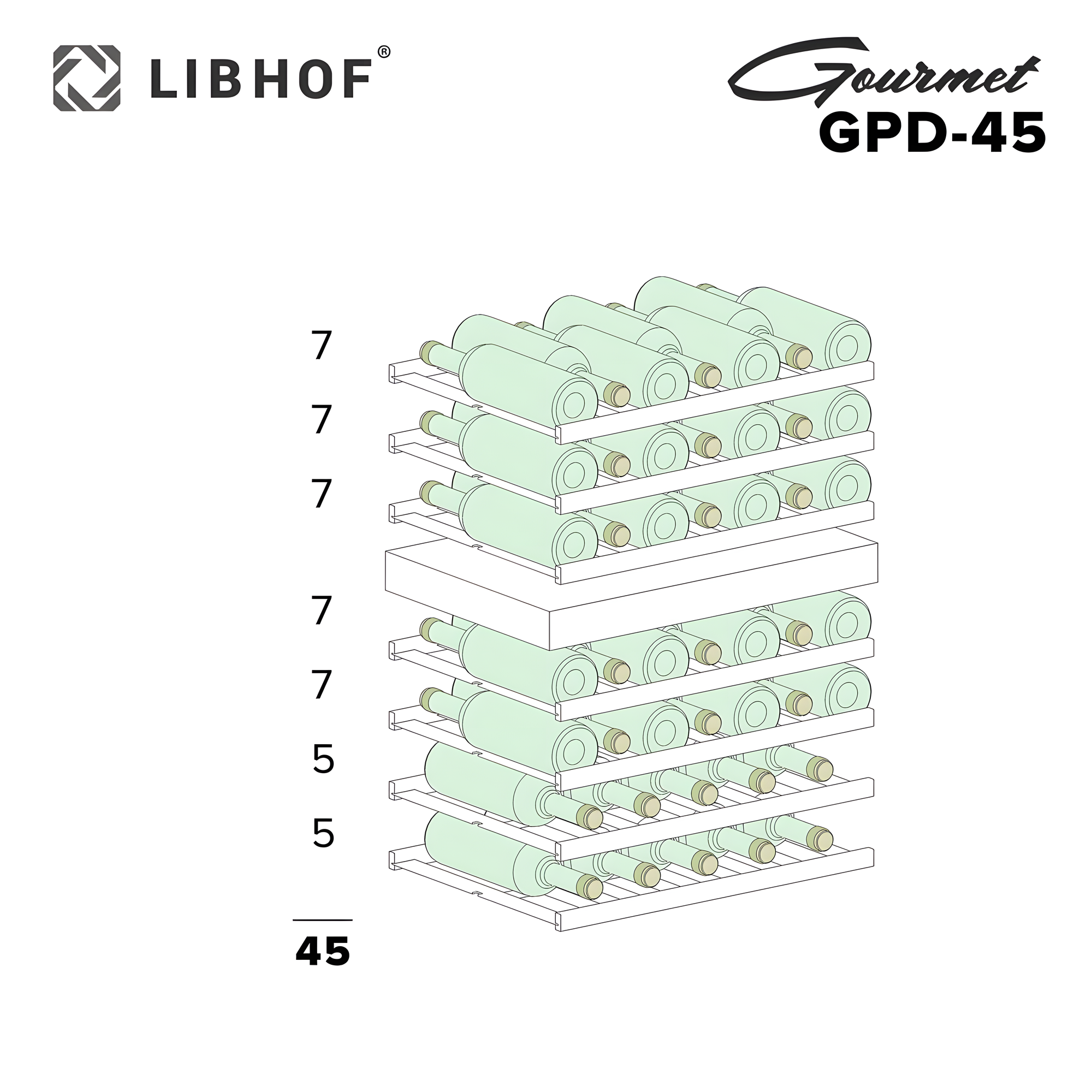 Винный шкаф Libhof GPD-45 Premium