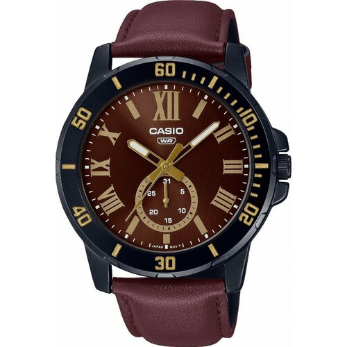 фото Наручные часы casio, коричневый