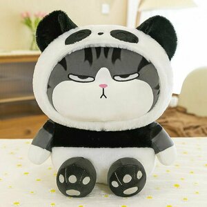 Мягкая плюшевая игрушка Кот в костюме панды/кот панда 20 см