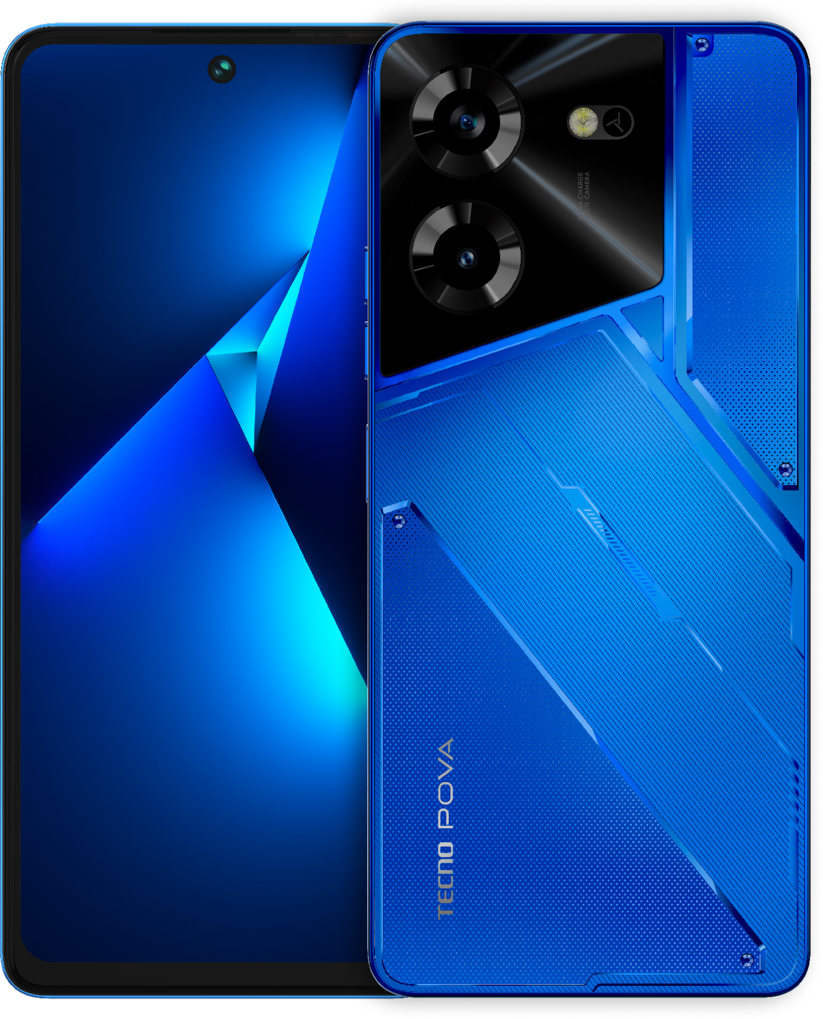 Смартфон TECNO POVA 5 8/256 ГБ RU, Dual nano SIM, hurricane blue синий