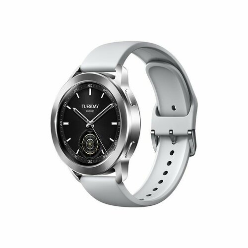 смарт часы infinix xw1 40мм 1 83 серебристый серый [10311753] Смарт-часы Xiaomi Watch S3 1.43, серебристый (BHR7873GL)