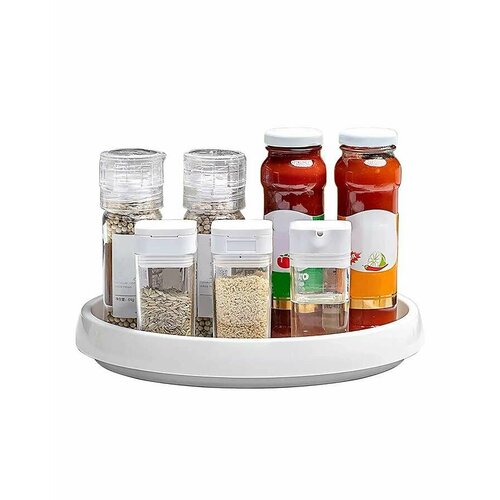 Поднос вращающийся 25 см полипропилен TPR РЕ нерж сталь Linea DESCO 649₽